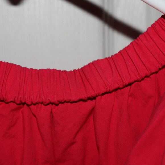 Ann Taylor | Pink Sleeveless Ruffle-Shoulder Top, Size S - Picture 4 of 9